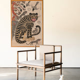 Ming Fabric Lounge Chair