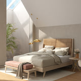 Napa King Leather Bed